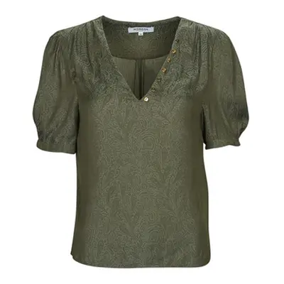 Morgan OMAMA women's Blouse in Kaki