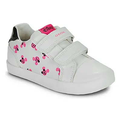 Geox B KILWI GIRL girls's Children's Shoes (Trainers) in White