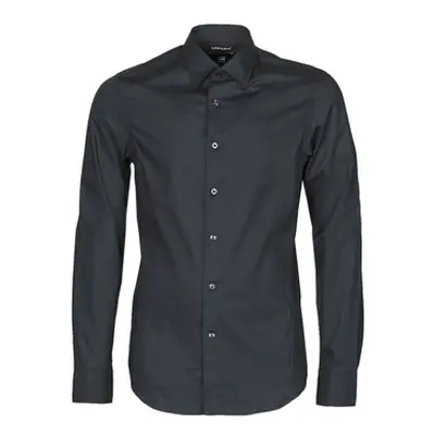 G-Star Raw DRESSED SUPER SLIM SHIRT LS men's Long sleeved Shirt in Black