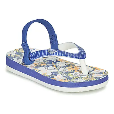 Roxy TW PEBBLES VI girls's Children's Flip flops / Sandals in Blue