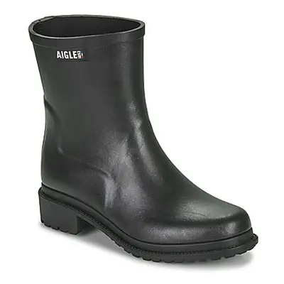 Aigle FULFEED MID women's Wellington Boots in Black