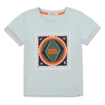 Billieblush NOLVIO boys's Children's T shirt in Blue