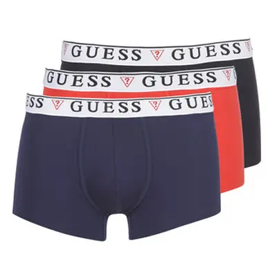 Guess BRIAN BOXER TRUNK PACK X4 men's Boxer shorts in Black