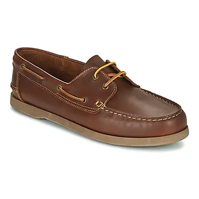 So Size MALIK men's Boat Shoes in Brown