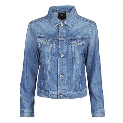 G-Star Raw 3301 Straight Dnm Jkt Wmn women's Denim jacket in Blue