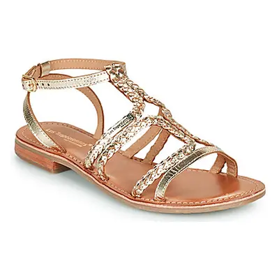 Les Tropéziennes par M Belarbi BONGO women's Sandals in Gold