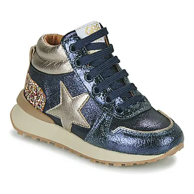 GBB ROGELLE girls's Children's Shoes (High-top Trainers) in Blue