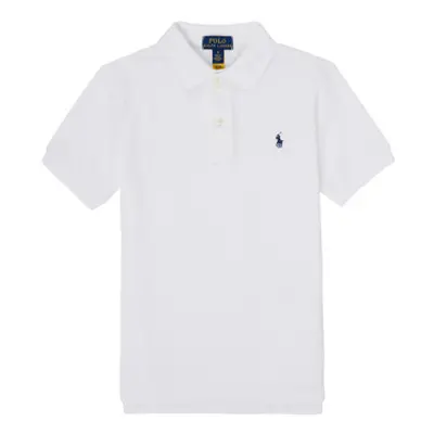 Polo Ralph Lauren MENCHI boys's Children's polo shirt in White