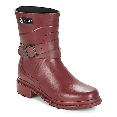 Aigle MACADAMES MID women's Wellington Boots in Red