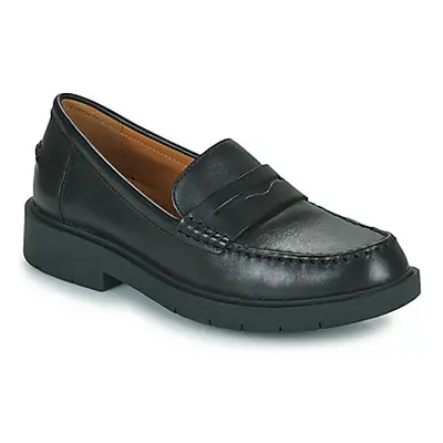 Geox D SPHERICA EC1 women's Loafers / Casual Shoes in Black