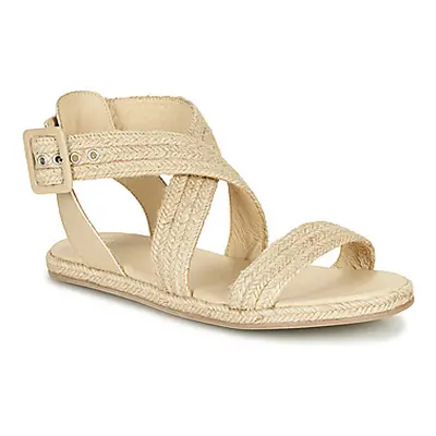 Ikks BU80315 women's Sandals in Beige