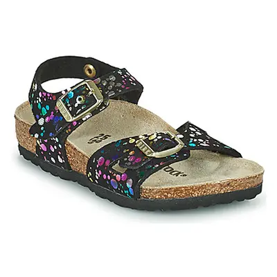 Birkenstock RIO girls's Children's Sandals in Black