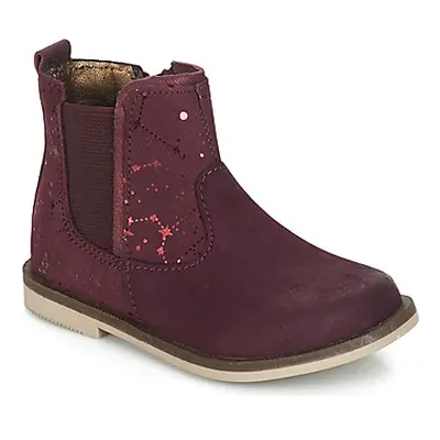 Kickers MOON girls's Children's Mid Boots in Bordeaux