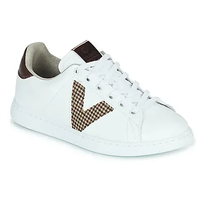 Victoria TENIS EFECTO PIEL GALE women's Shoes (Trainers) in White