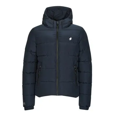 Superdry HOODED SPORTS PUFFR JACKET men's Jacket in Marine