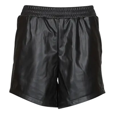 Noisy May NMPROOF HW PU SHORTS women's Shorts in Black