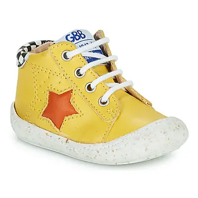 GBB STANNY boys's Children's Shoes (High-top Trainers) in Yellow