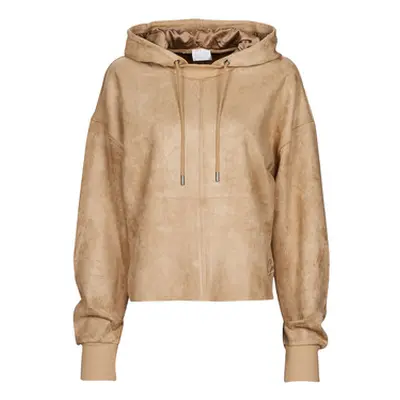 Guess GLOBE BEIGE women's Sweatshirt in Beige