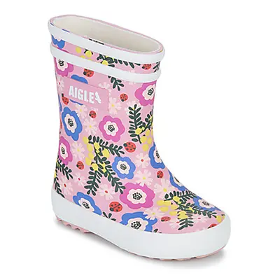 Aigle BABY FLAC PLAY2 girls's Children's Wellington Boots in Multicolour