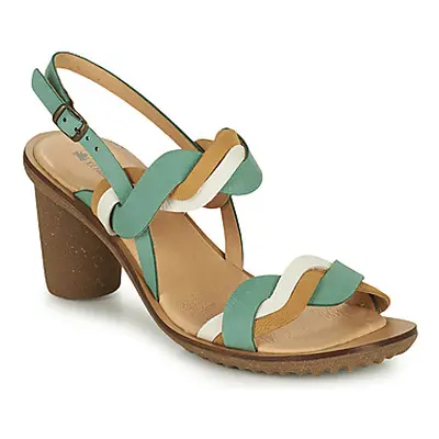 El Naturalista N5163-PLEASANT-MINT-MIXED women's Sandals in Green