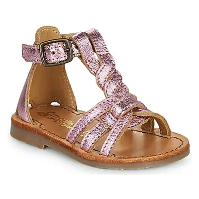 Citrouille et Compagnie GITANOLO girls's Children's Sandals in Pink