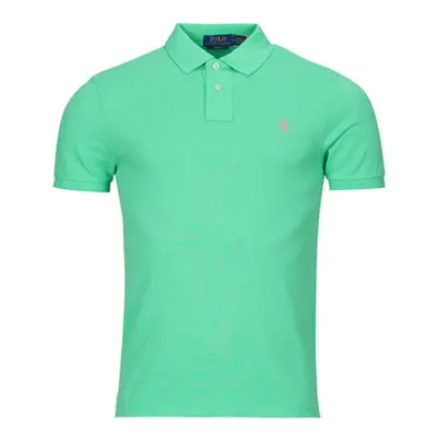 Polo Ralph Lauren POLO AJUSTE SLIM FIT EN COTON BASIC MESH men's Polo shirt in Green