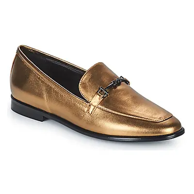 Maison Minelli PHARA women's Loafers / Casual Shoes in Gold