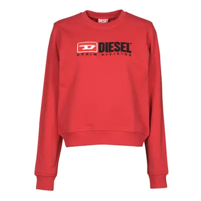 Diesel F-REGGY-DIV women's Sweatshirt in Red