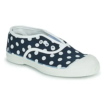 Bensimon ELLY NAVY DOT girls's Children's Shoes (Trainers) in Blue