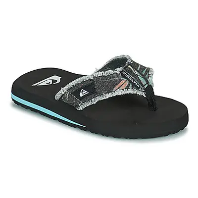 Quiksilver MONKEY ABYSS YOUTH boys's Children's Flip flops / Sandals in Black