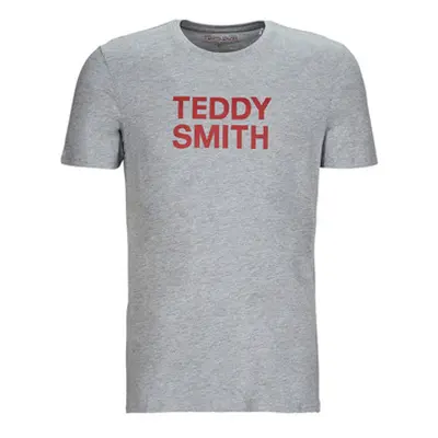 Teddy Smith TICLASS men's T shirt in Grey