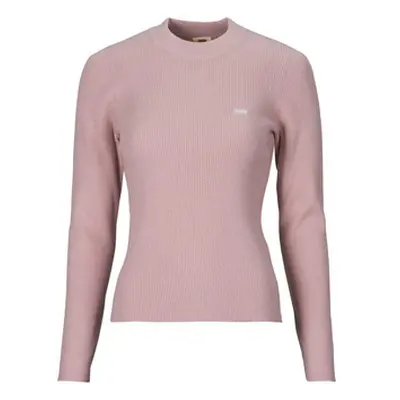 Levis CREW RIB SWEATER women's Sweatshirt in Pink