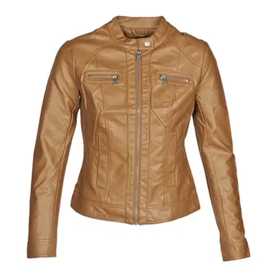 Only ONLBANDIT women's Leather jacket in Brown