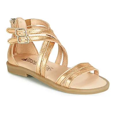 Citrouille et Compagnie IMOURAT girls's Children's Sandals in Gold