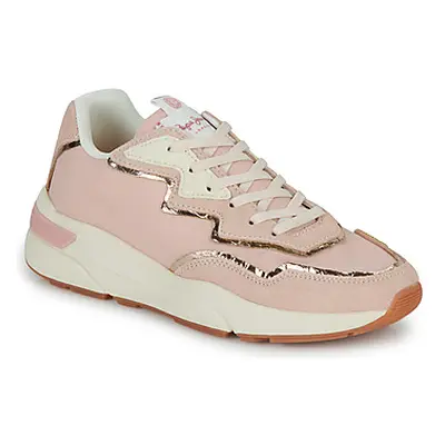 Pepe jeans ARROW LIGHT women's Shoes (Trainers) in Pink