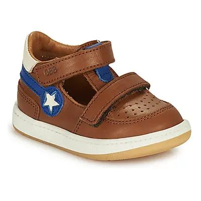 GBB ROBY boys's Children's Shoes (High-top Trainers) in Brown