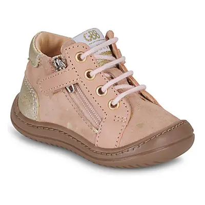 GBB FLEXOO ZIPETTE girls's Children's Shoes (High-top Trainers) in Pink