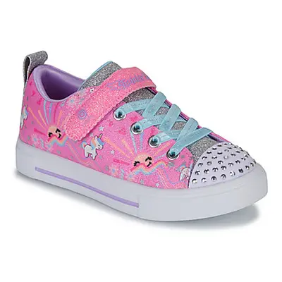 Skechers TWINKLE SPARKS girls's Children's Shoes (Trainers) in Pink