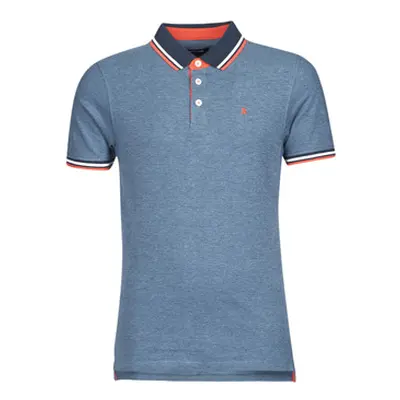 Jack & Jones JJEPAULOS men's Polo shirt in Blue