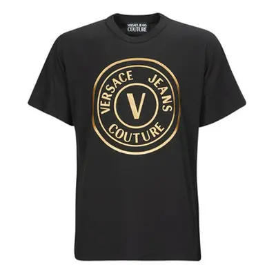 Versace Jeans Couture GAHT05 men's T shirt in Black