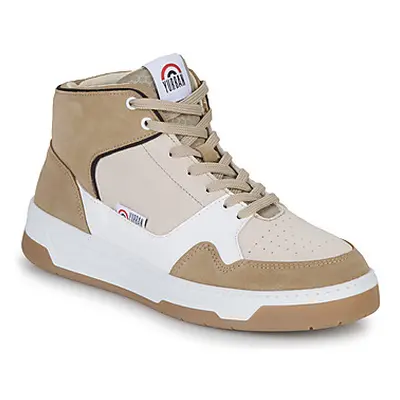 Yurban AUSTIN men's Shoes (High-top Trainers) in Beige