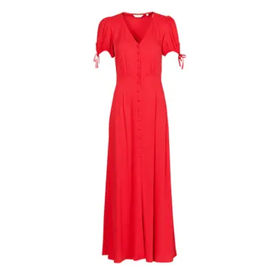 Naf Naf KATOU women's Long Dress in Red