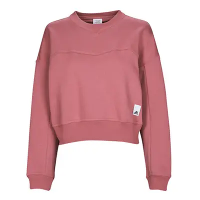 Adidas LNG SWT women's Sweatshirt in Bordeaux