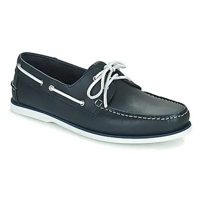 Pellet Vendée men's Boat Shoes in Blue