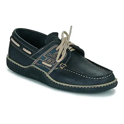 TBS GLOBEK men's Boat Shoes in Blue