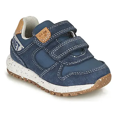 Geox ALBEN BOY boys's Children's Shoes (Trainers) in Blue