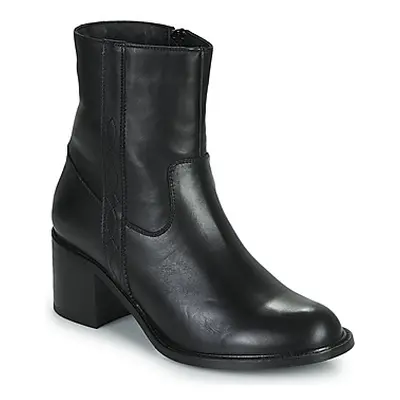 Elue par nous Mecoco women's Mid Boots in Black