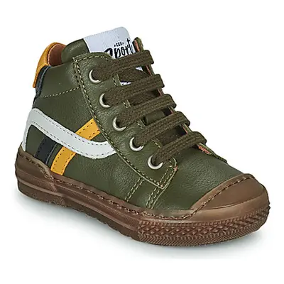 GBB POKETTE boys's Children's Shoes (High-top Trainers) in Kaki