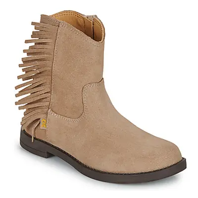 Citrouille et Compagnie NEW 58 girls's Children's Mid Boots in Beige