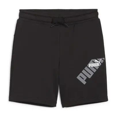 Puma PUMA POWER GRAPHIC SHORTS TR B boys's Children's shorts in Black